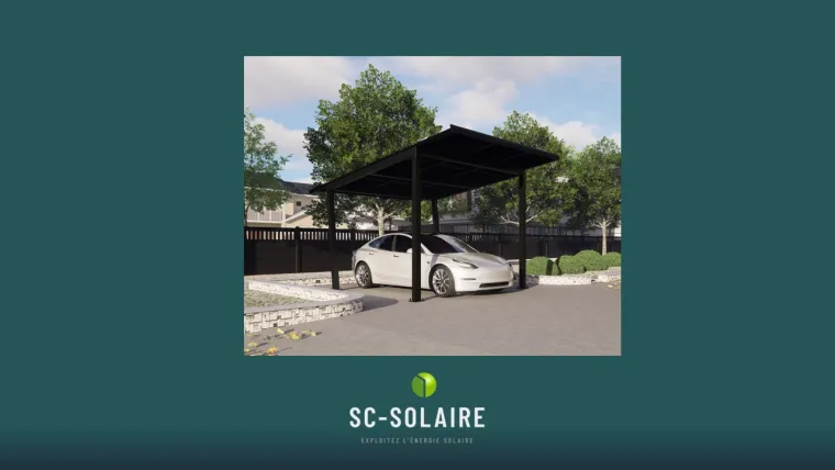 Vente d'un carport solaire à Lille et ses environs, Lille, SC-Solaire